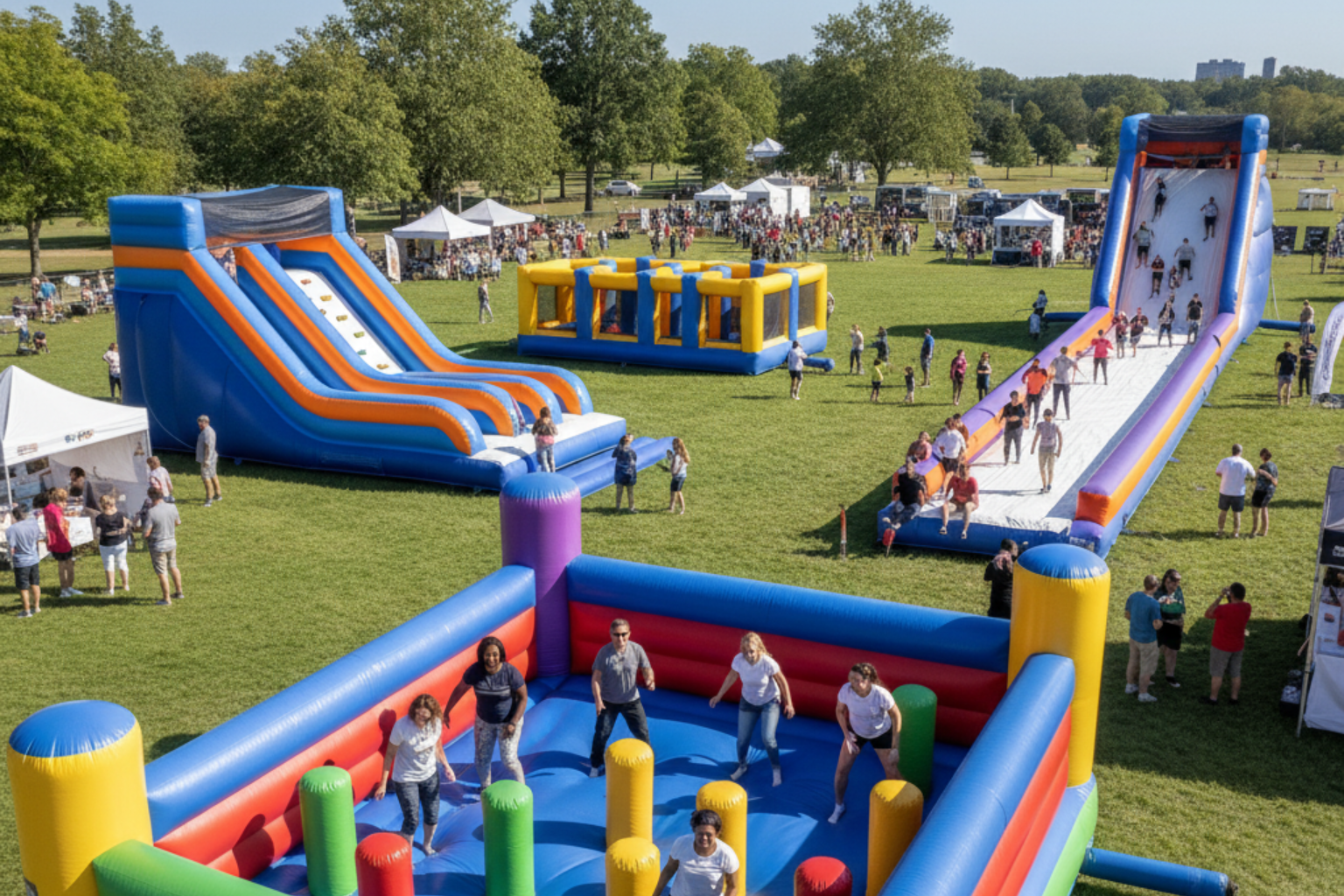 Where to Hire Inflatable And Adult Bouncy Castle?