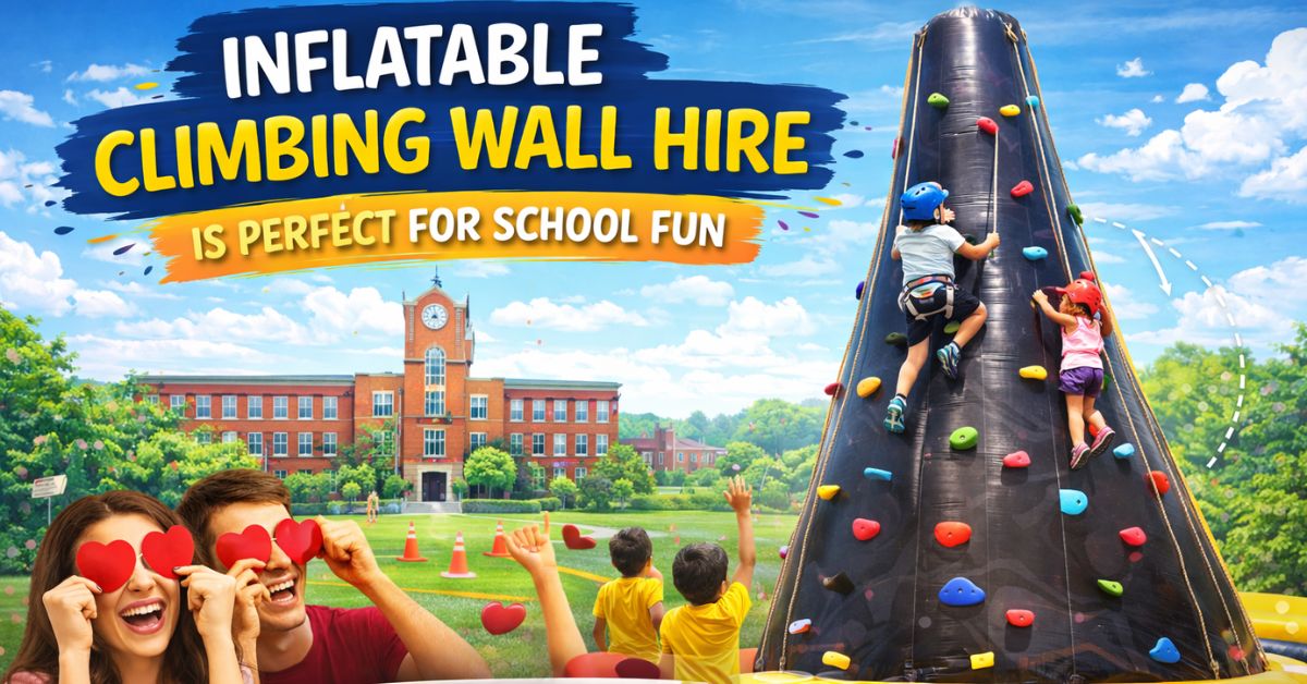 Why Inflatable Climbing Wall Hire Is Perfect for School Fun Days