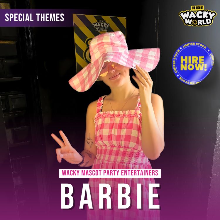 Hire Barbie Mascot Entertainer