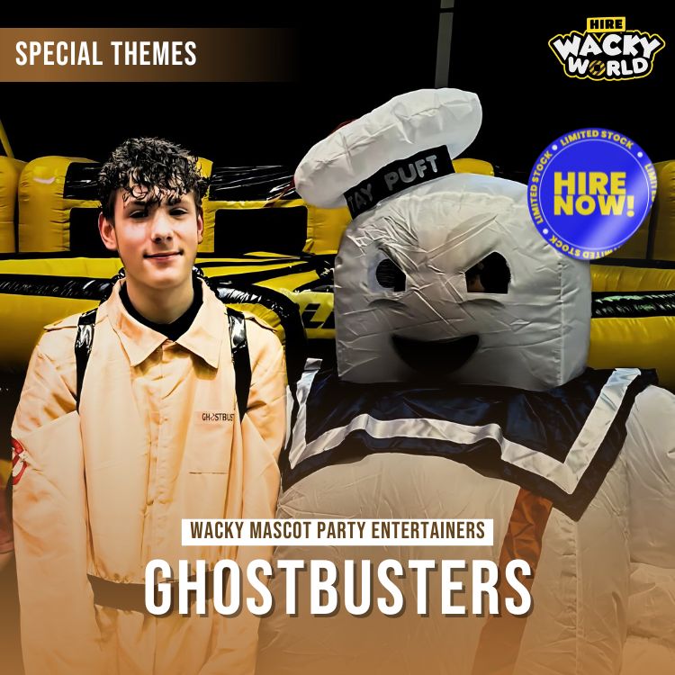 Hire Ghost Busters Mascot Entertainer