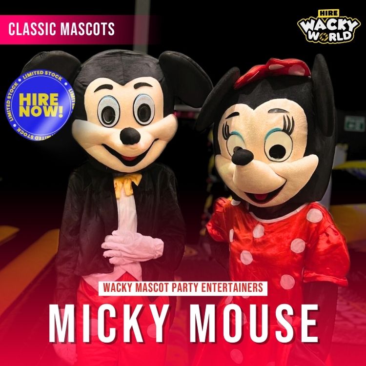 Hire Micky Mouse Mascot Entertainer