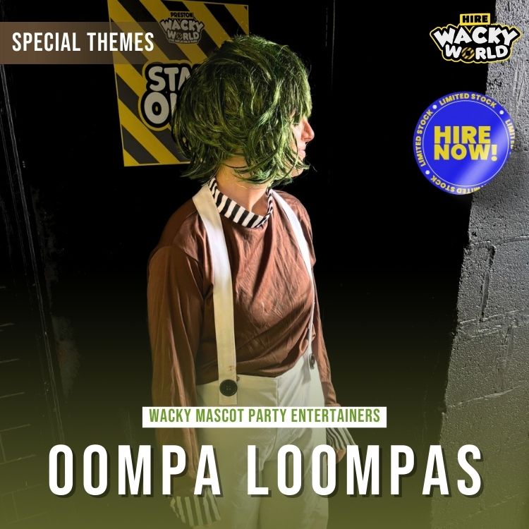 Hire Oompa Loompas Mascot Entertainer