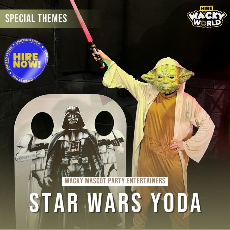 Hire Star War Yoda Mascot Entertainer