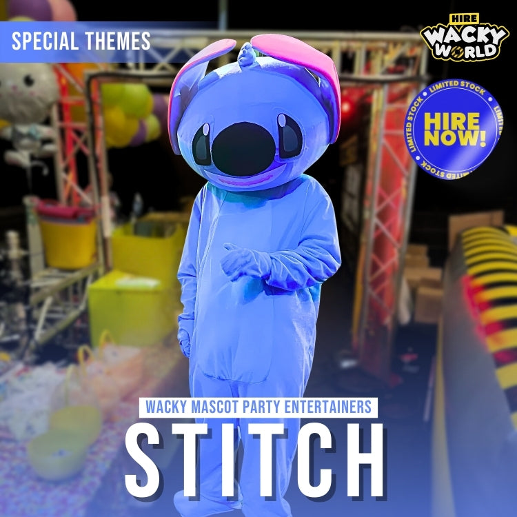Hire Stitch Mascot Entertainer