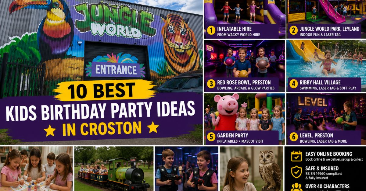 10 Best Birthday Party Ideas in Croston for Kids