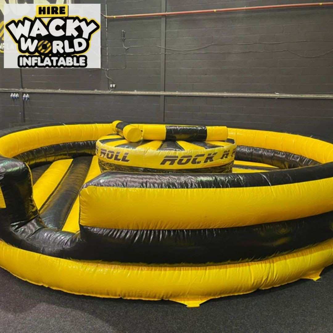 Get Ready for Epic Inflatable Battle fun with the Rock'N'Roll Gladiator Duel!