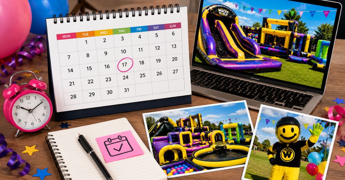 How Far in Advance Should You Book Inflatables and Mascot Entertainers?