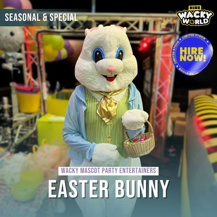 Hire Easter Bunny Mascot Entertainer
